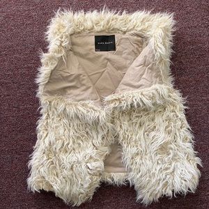 Zara Basic Faux Fur Vest